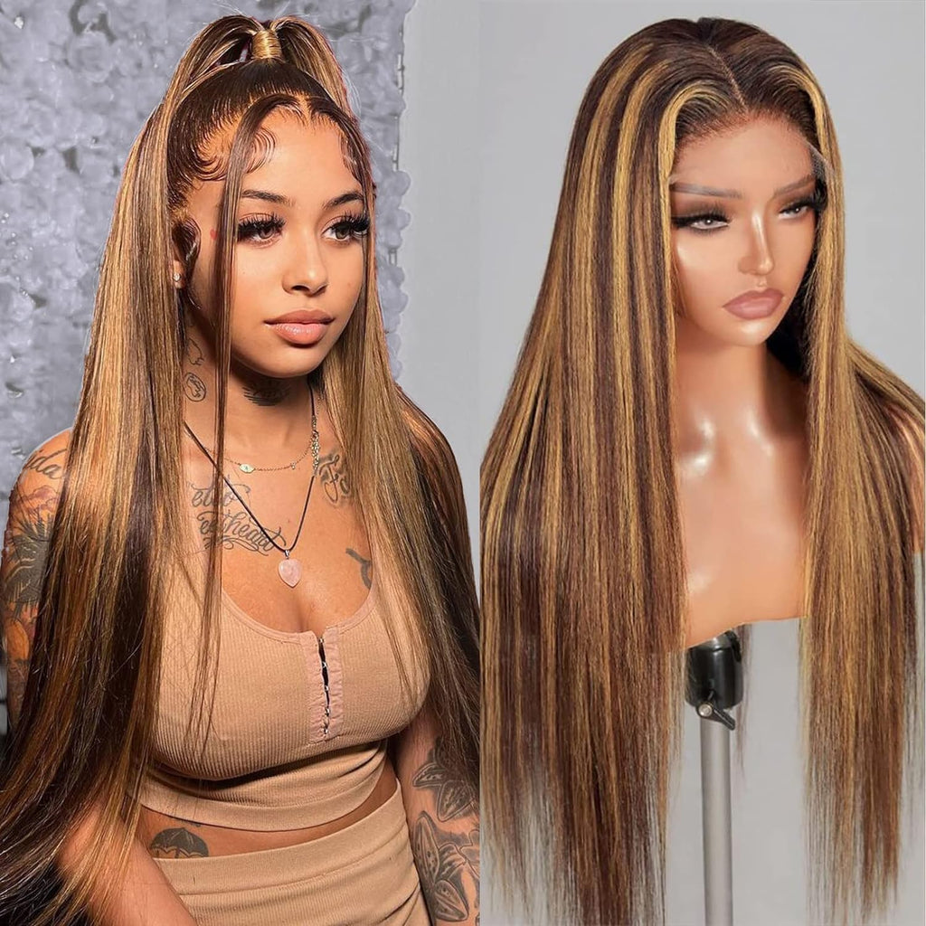 Hman 4x4 Lace Straight Human Hair Wig Density – Crown & Silk